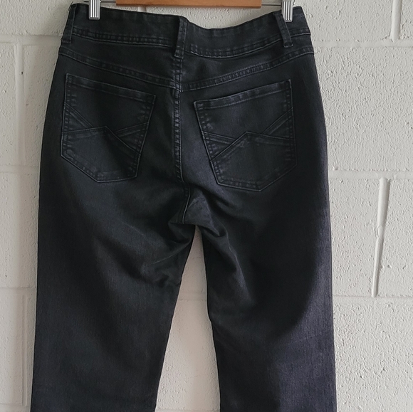 Riders By Lee Black Stretch Jeans Straight Leg - Picture 2 of 9